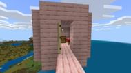 An AFK room added near the farm's collection system (Image via Mojang)